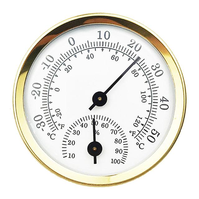 Mini Sauna Thermometer Metal Case Steam Sauna Room Thermometer Hygrometer Bath And Sauna Indoor Outdoor Used Hygrothermograph - Encouraging The Truth Organization