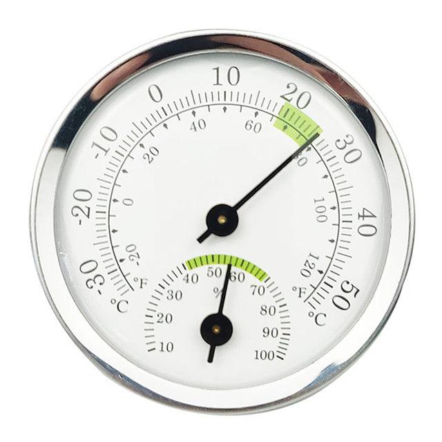 Mini Sauna Thermometer Metal Case Steam Sauna Room Thermometer Hygrometer Bath And Sauna Indoor Outdoor Used Hygrothermograph - Encouraging The Truth Organization