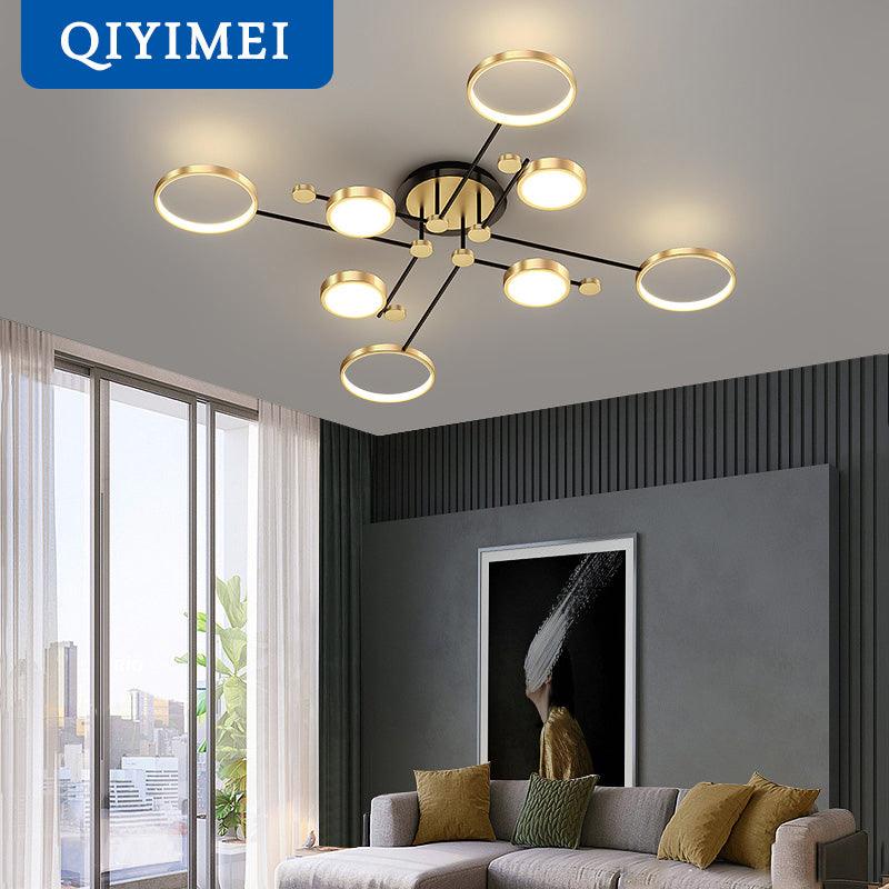 Modern LED Chandelier Lighting For Living Room Bedroom New Lamp Gold Frame Aluminum Dropshipping Indoor Fixture Light Lustres - Encouraging The Truth Organization