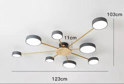 Modern living room bedroom villa LED ceiling lamp restaurant lighting hotel apartment chandelier factory direct sales - Encouraging The Truth Organization