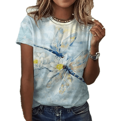 MUSIC T SHIRT Sexy Fashion Ladies T-shirt 2021 New Summer Loose Women&#39;s Floral Print XL Top 3D Printed Abstract Pattern Lovely - Encouraging The Truth Organization