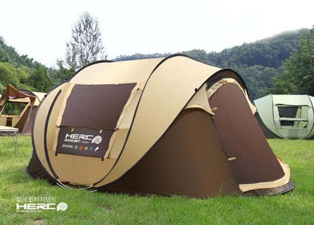 New Arrival 3-4 Person Use Ultralarge Pop Up Automatic Quick Open Beach Tent Large Gazebo Camping Tent - Encouraging The Truth Organization