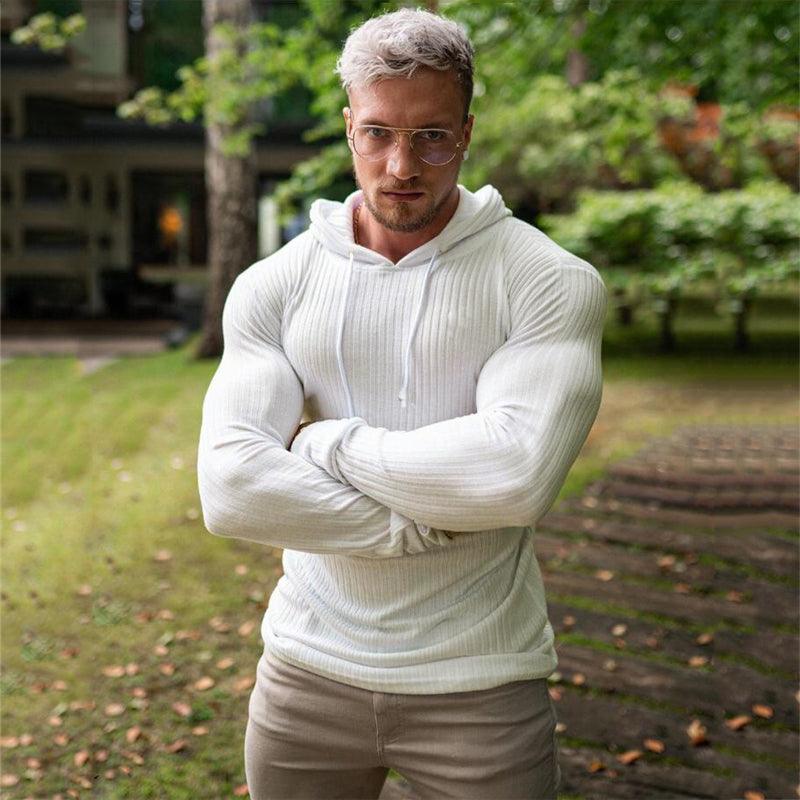 New Fashion Winter Hooded Sweater Men Warm Turtleneck Mens Sweaters Slim Fit Pullover Men Classic Sweter Men Knitwear Pull Homme - Encouraging The Truth Organization