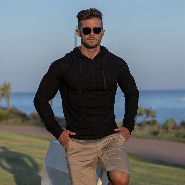 New Fashion Winter Hooded Sweater Men Warm Turtleneck Mens Sweaters Slim Fit Pullover Men Classic Sweter Men Knitwear Pull Homme - Encouraging The Truth Organization