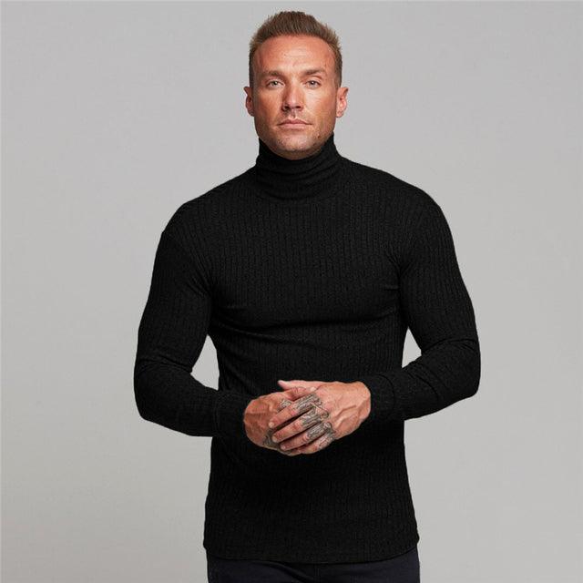 New Fashion Winter Hooded Sweater Men Warm Turtleneck Mens Sweaters Slim Fit Pullover Men Classic Sweter Men Knitwear Pull Homme - Encouraging The Truth Organization