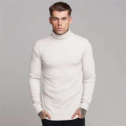 New Fashion Winter Hooded Sweater Men Warm Turtleneck Mens Sweaters Slim Fit Pullover Men Classic Sweter Men Knitwear Pull Homme - Encouraging The Truth Organization