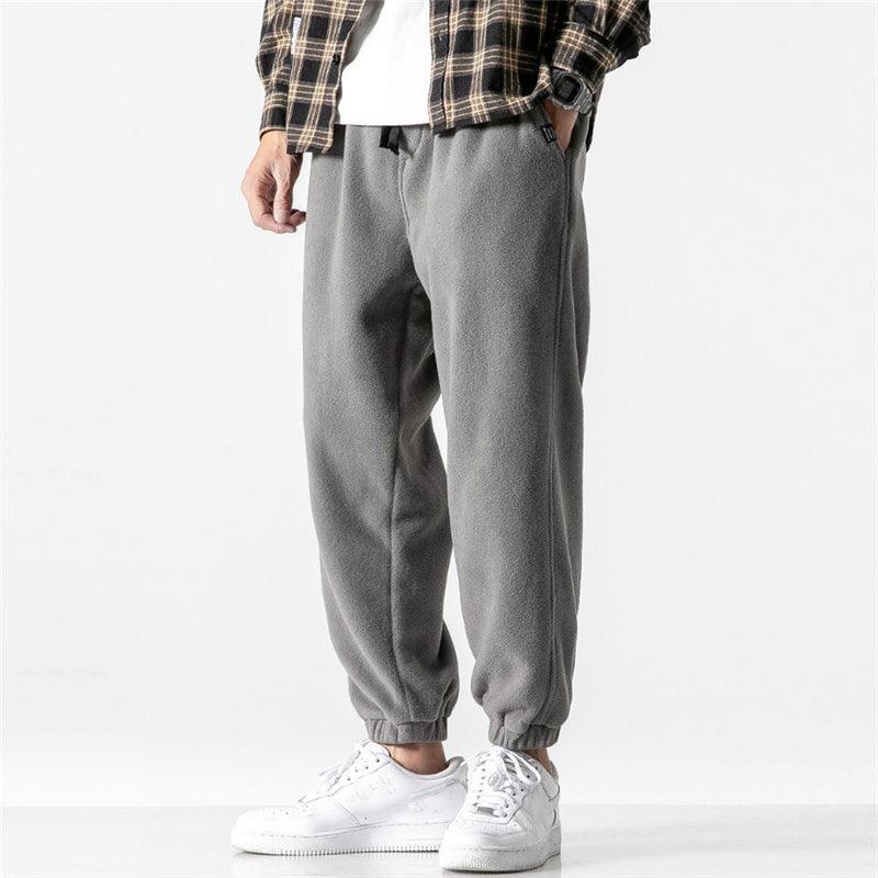 New Loose Jogging Pants Men 2020 New Fashion Fleece Autumn Winter Warm Sweatpants Male Outdoor Straight Trousers Pantalon Hommes - Encouraging The Truth Organization