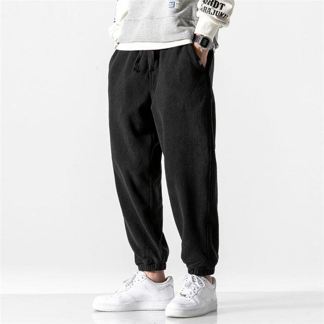 New Loose Jogging Pants Men 2020 New Fashion Fleece Autumn Winter Warm Sweatpants Male Outdoor Straight Trousers Pantalon Hommes - Encouraging The Truth Organization