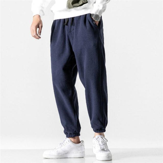 New Loose Jogging Pants Men 2020 New Fashion Fleece Autumn Winter Warm Sweatpants Male Outdoor Straight Trousers Pantalon Hommes - Encouraging The Truth Organization