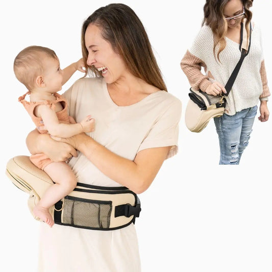 Adjustable Baby Hip Carrier - Versatile Front & Side Carry