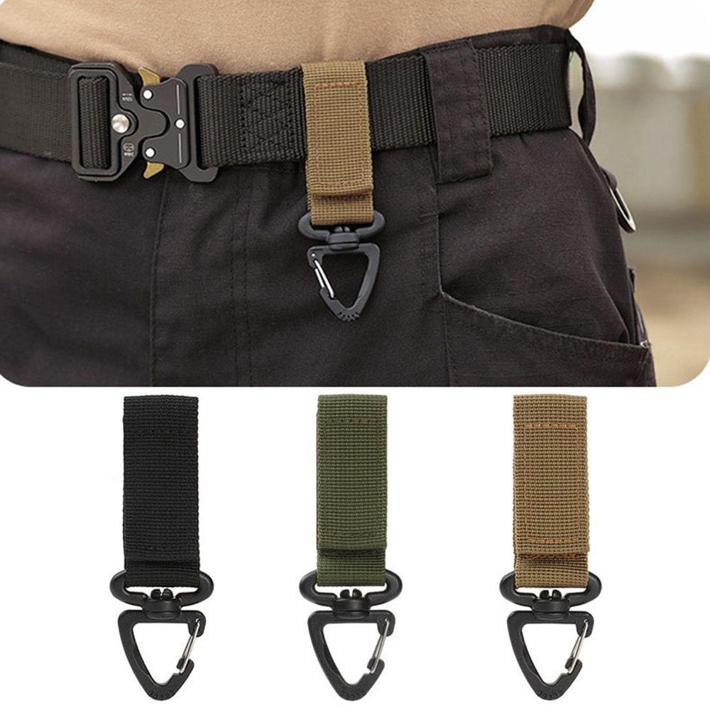 Outdoor Camping Hiking Rotatable Molle Tactical Nylon Ribbon Knapsack Keychain Triangle Backpack Waist Bag Fastener Hook Buckle - Encouraging The Truth Organization