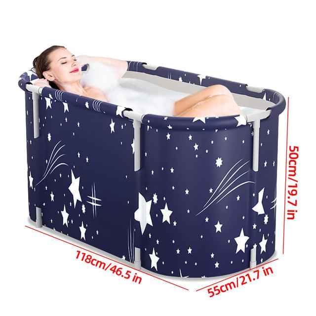 Portable Folding Bathtub for Adult Children Swimming Pool Large Plastic Bathtub Bath Bucket Insulation Bathing Bath Tub - Encouraging The Truth Organization