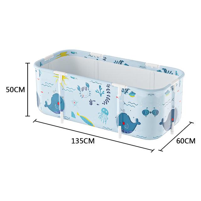 Portable Folding Bathtub for Adult Children Swimming Pool Large Plastic Bathtub Bath Bucket Insulation Bathing Bath Tub - Encouraging The Truth Organization