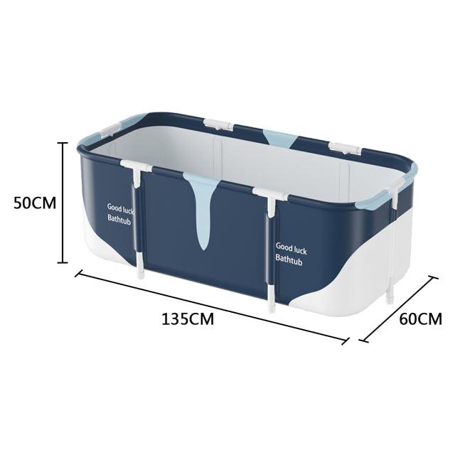 Portable Folding Bathtub for Adult Children Swimming Pool Large Plastic Bathtub Bath Bucket Insulation Bathing Bath Tub - Encouraging The Truth Organization