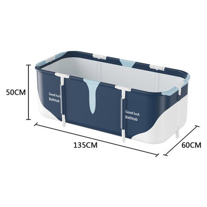 Portable Folding Bathtub for Adult Children Swimming Pool Large Plastic Bathtub Bath Bucket Insulation Bathing Bath Tub - Encouraging The Truth Organization