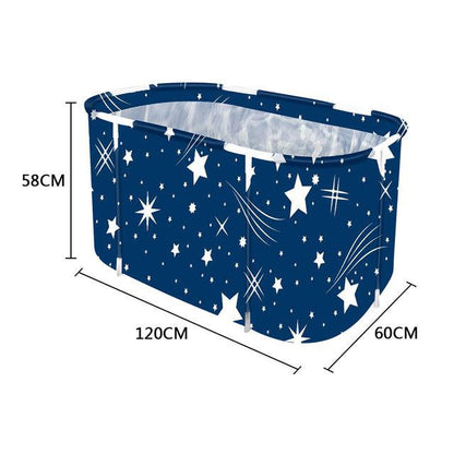 Portable Folding Bathtub for Adult Children Swimming Pool Large Plastic Bathtub Bath Bucket Insulation Bathing Bath Tub - Encouraging The Truth Organization