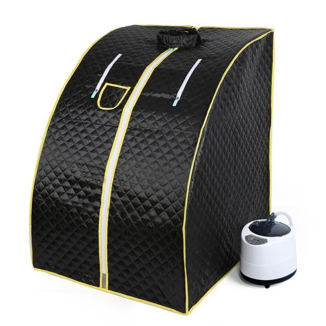 Portable Sauna Household Steam room Beneficial skin 2.2L machine Slimming bath SPA Health simple joint steel frame Sauna box - Encouraging The Truth Organization