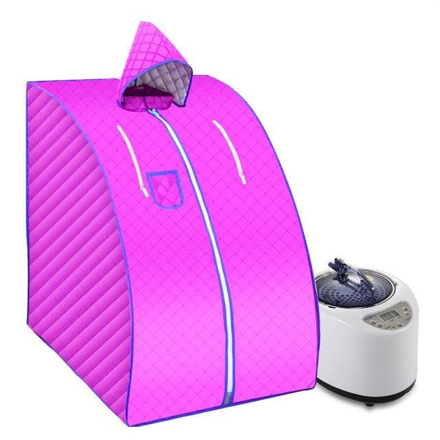 Portable Sauna Household Steam room Beneficial skin 2.2L machine Slimming bath SPA Health simple joint steel frame Sauna box - Encouraging The Truth Organization