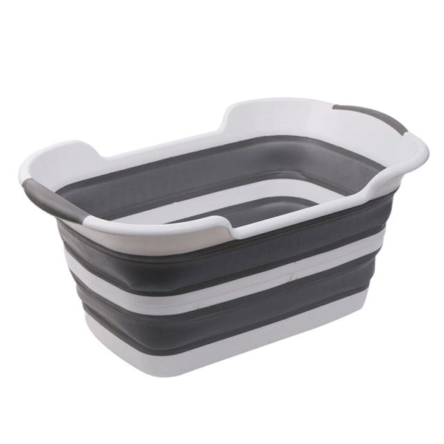 Silicone Foldable Baby Take a bath Bathtub Non-Slip Foot Bath Bucket Folding Portable Pet Dog Cat Bathtub Bathroom Laundry Baske - Encouraging The Truth Organization