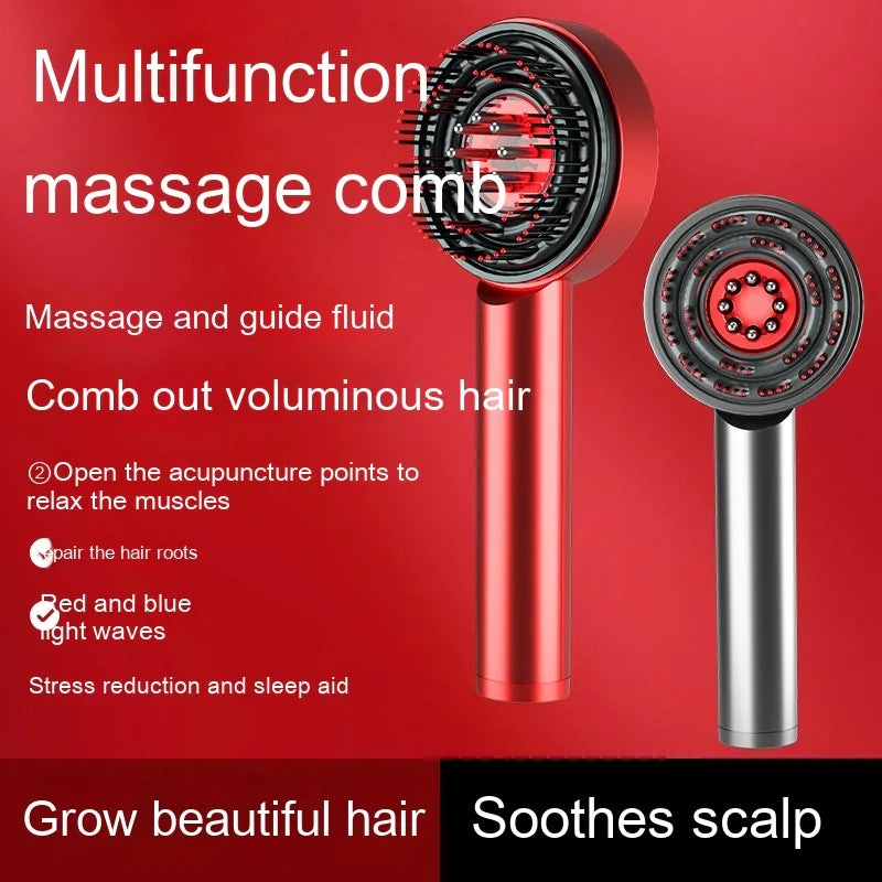 Comb Scalp Massager - Soft Bristle Head Massager for Relaxation & Hair Health