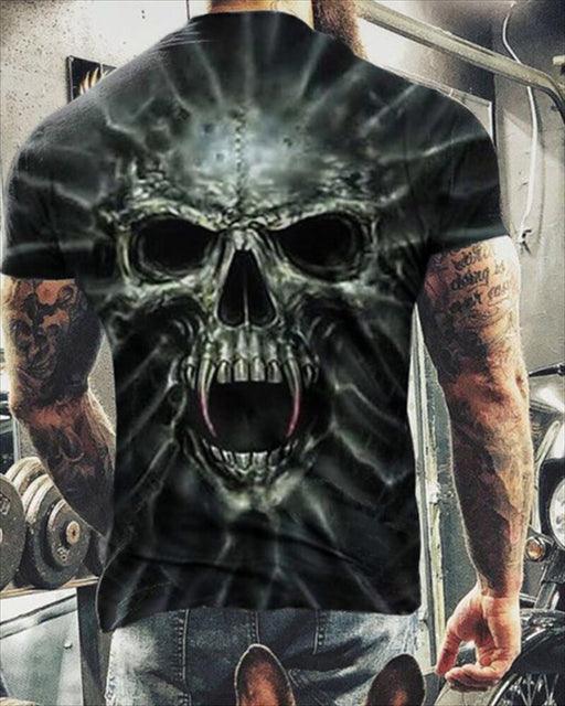 Summer Skulls 3D Print T Shirts For Men Casual O-Neck Short Sleeve Clothes Oversized T-shirts Streetwear Hip Hop Loose Tops Tees - Encouraging The Truth Organization