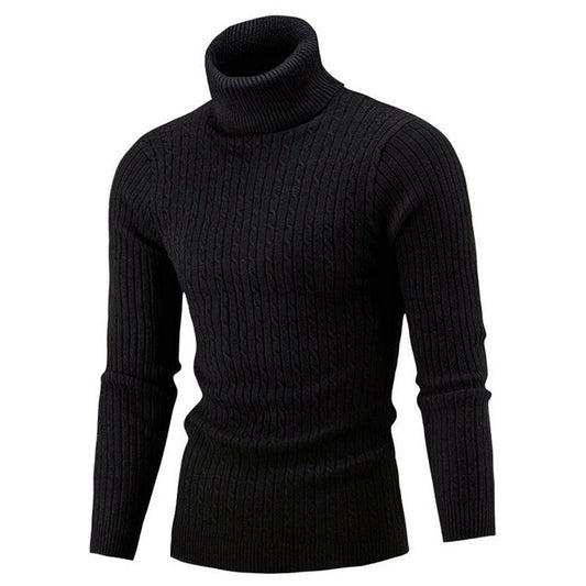 Turtleneck Sweater Fall/Winter MenTurtleneck Warm Knitted Sweater Warm Men Sweater Men Clothing - Encouraging The Truth Organization