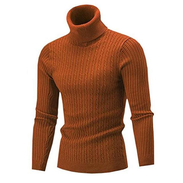 Turtleneck Sweater Fall/Winter MenTurtleneck Warm Knitted Sweater Warm Men Sweater Men Clothing - Encouraging The Truth Organization