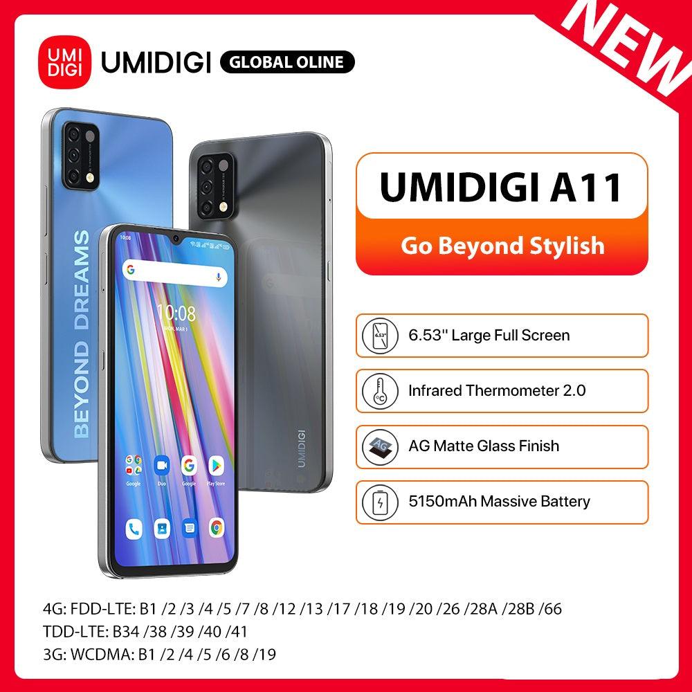 UMIDIGI A11 Android 11 NEW Global Version 4GB+128GB 3GB+64GB Smartphone Helio G25 6.53&quot; HD+16MP AI Triple Camera 5150mAh - Encouraging The Truth Organization