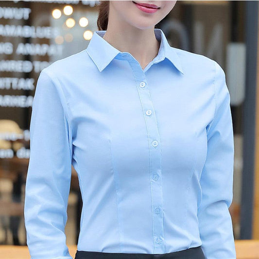 Women Cotton Shirts Women White Shirt Long Sleeve Blouse Female Tops OL Basic Shirt Blouses Plus Size Elegant Woman Clothing - Encouraging The Truth Organization